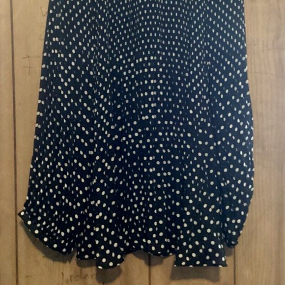 Melissa Paige Sheer Polkadot Top Size PM - Picture 3 of 6